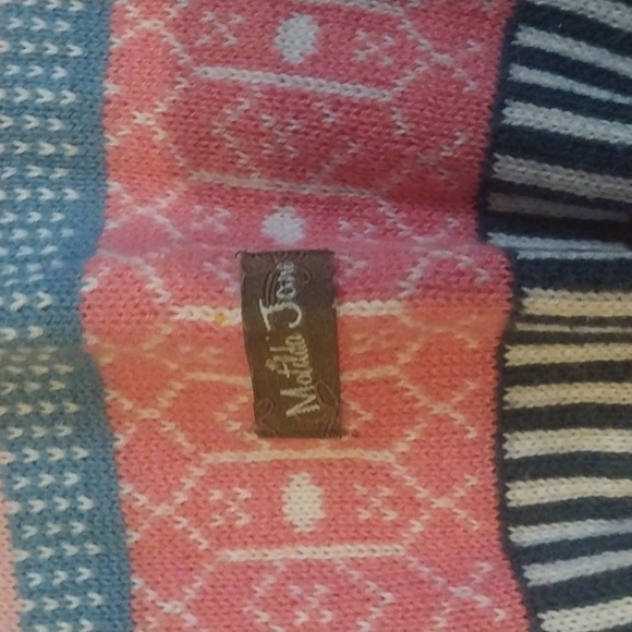 Matilda Jane Make Believe Pom Pom Knit Seasonal Soul Scarf One Size - Picture 6 of 6